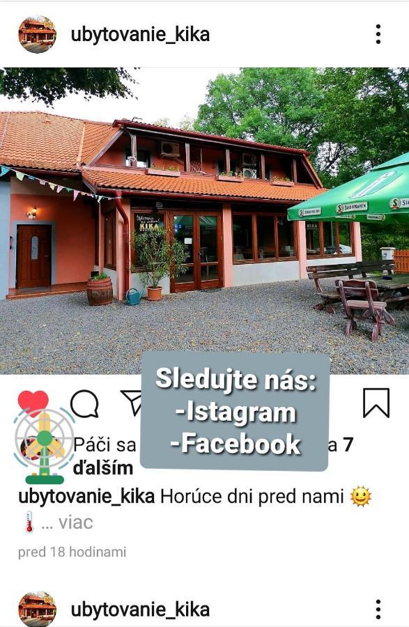 Ubytovanie Na Sukromi Kika Szántó Kültér fotó